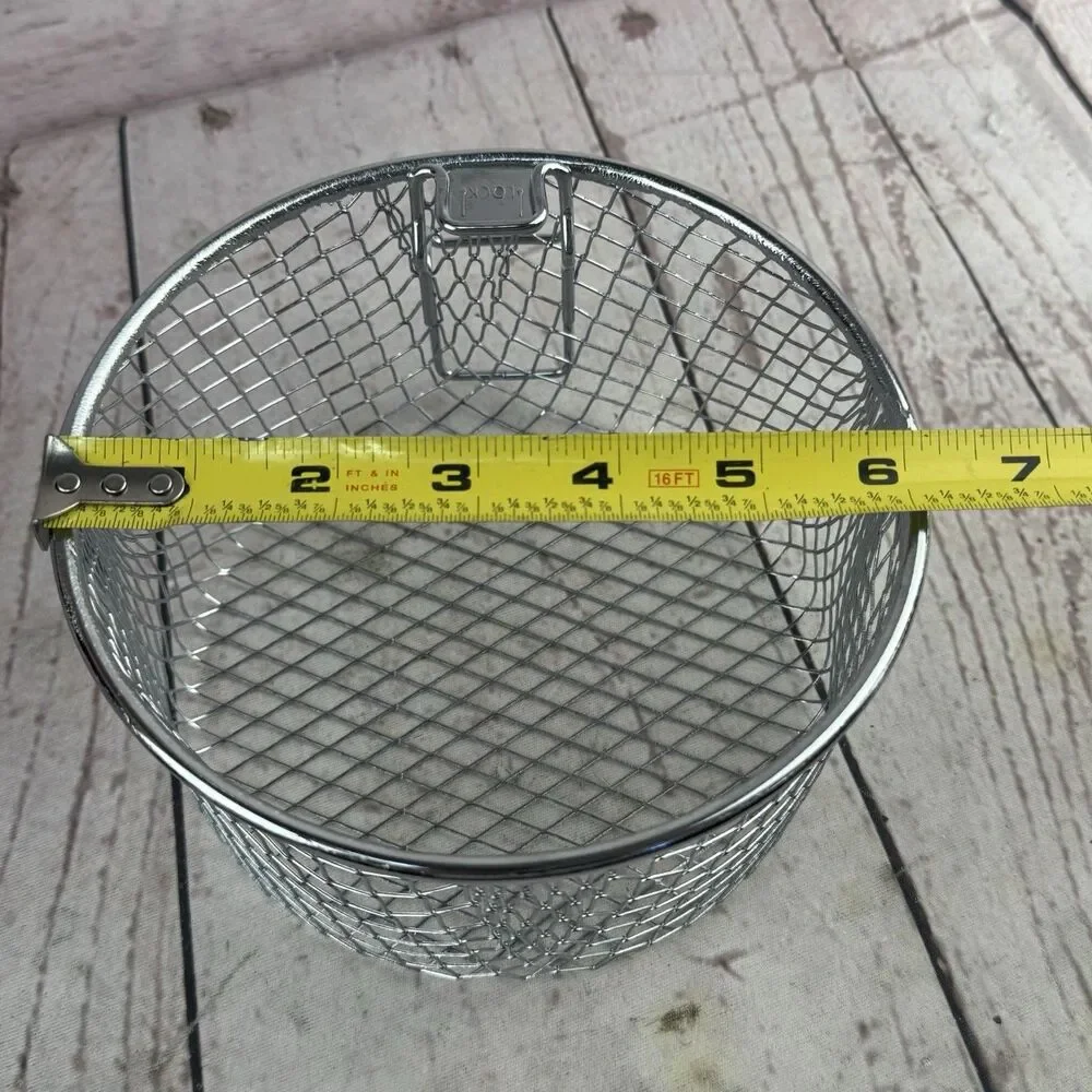 Mainstays Small Deep Fryer Replacement Basket Wire Mesh 7 Inch